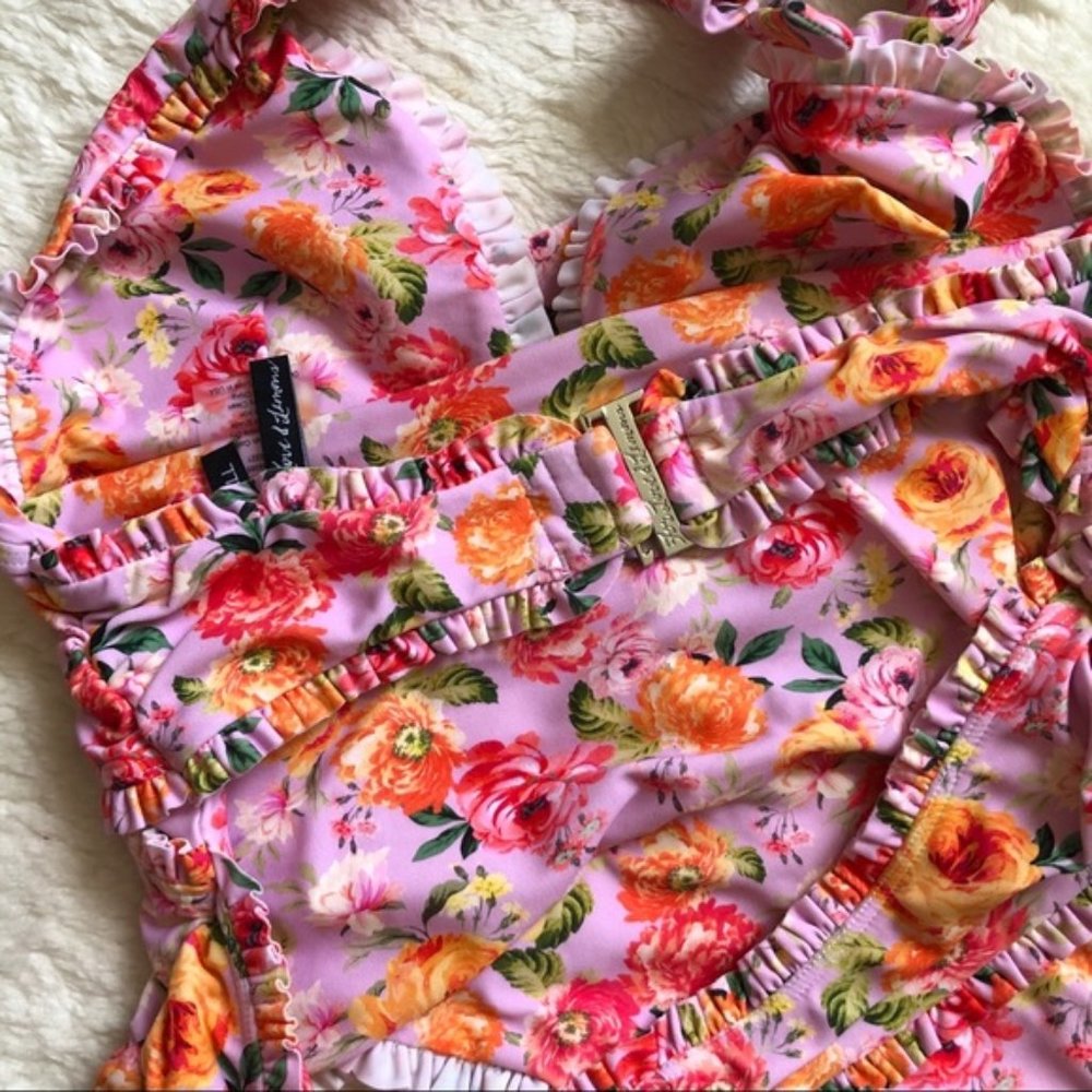 For Love & Lemons Augusta One Piece - Orchid - Picture 3 of 4